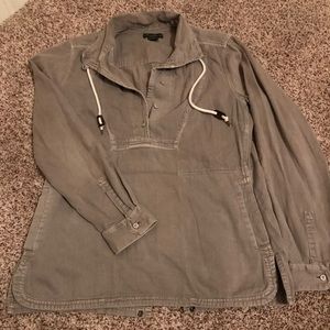 Eddie Bauer Weathered Grey Pullover Jacket